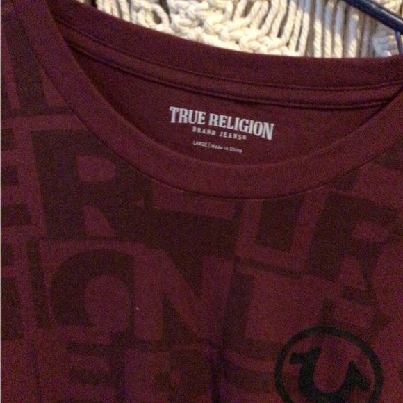 Mens large long sleeve shirt true religion - Picture 2 of 2